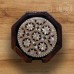Mother of Pearl Inlaid Coasters in Dark Beech Wood