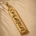 Flat and Fabulous 18k Gold Cartouche Necklace Flat and Fabulous 18k Gold Cartouche Necklace