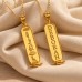 18K Gold Wide Double-Sided Classic Egyptian Cartouche
