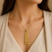18K Gold Queen Isis Egyptian Cartouche Pendant 18K Gold Queen Isis Egyptian Cartouche Pendant