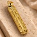 18k Gold Triple Sided Egyptian Cartouche