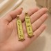 18k Gold Double Sided Egyptian Cartouche Pendant 18k Gold Double Sided Egyptian Cartouche Pendant