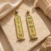 18k Gold Double Sided Egyptian Cartouche Pendant 18k Gold Double Sided Egyptian Cartouche Pendant