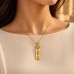 Customizable Anubis 18K Gold Cartouche Customizable Anubis 18K Gold Cartouche