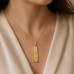 18K Gold Classic Egyptian Cartouche Pendant 18K Gold Classic Egyptian Cartouche Pendant