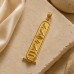 18K Gold Classic Egyptian Cartouche Pendant 18K Gold Classic Egyptian Cartouche Pendant