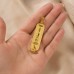 18K Gold Wide Classic Egyptian Cartouche Pendant