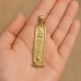 18k Gold Solid Egyptian Cartouche with Rope Border 18k Gold Solid Egyptian Cartouche with Rope Border