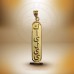 "Egyptian Elegance" 14k Gold Double-Faced Egyptian Cartouche Jewelry