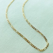 18k Gold Classic Figaro Chain