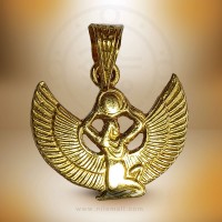 18K Gold Isis Pendant