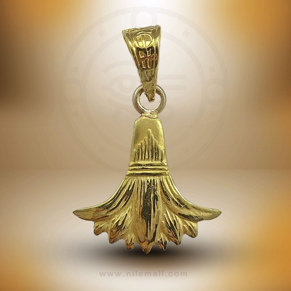 18k Gold Egyptian Lotus Flower Pendant - Egyptian Jewelry 18k Gold Egyptian Lotus Flower Pendant - Egyptian Jewelry