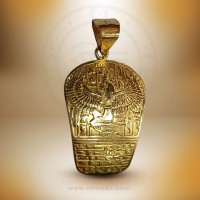 18k Gold Pendant with Isis Design