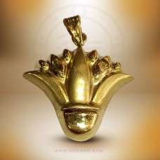 18k Gold Egyptian Lotus with luxurious Finish