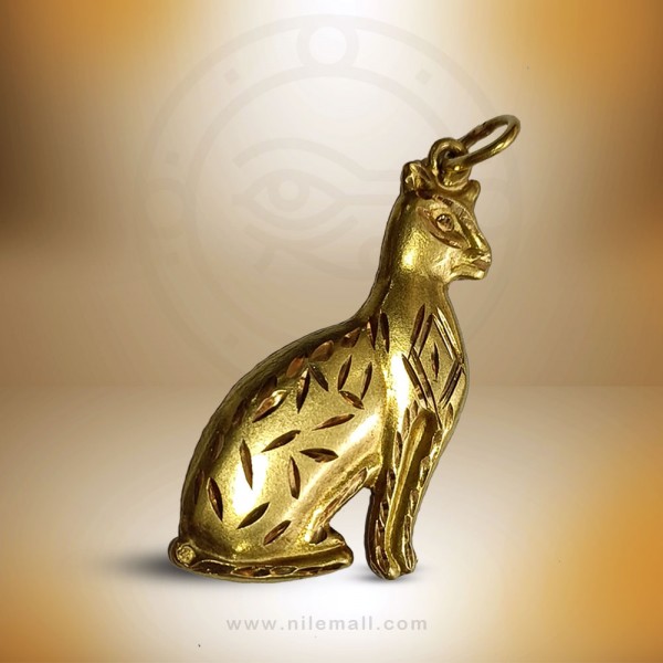 18k Gold Ancient Egyptian Cat Symbolism Pendant 18k Gold Ancient Egyptian Cat Symbolism Pendant