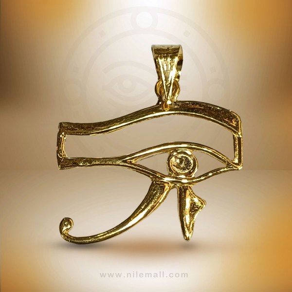 18k gold Eye of Horus pendant 18k gold Eye of Horus pendant