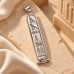 Silver Classic Customizable Egyptian Cartouche Pendant