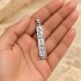 Silver Classic Customizable Egyptian Cartouche Pendant