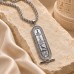 Silver Cartouche with Hollowed out Filigree Border