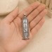 Silver Cartouche with Hollowed out Filigree Border