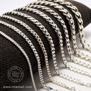 Sterling Silver Curb Link Cuban Chain