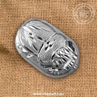 Solid Silver Egyptian Scarab Pendant