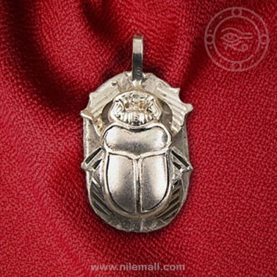 Winged Silver Scarab Pendant Winged Silver Scarab Pendant
