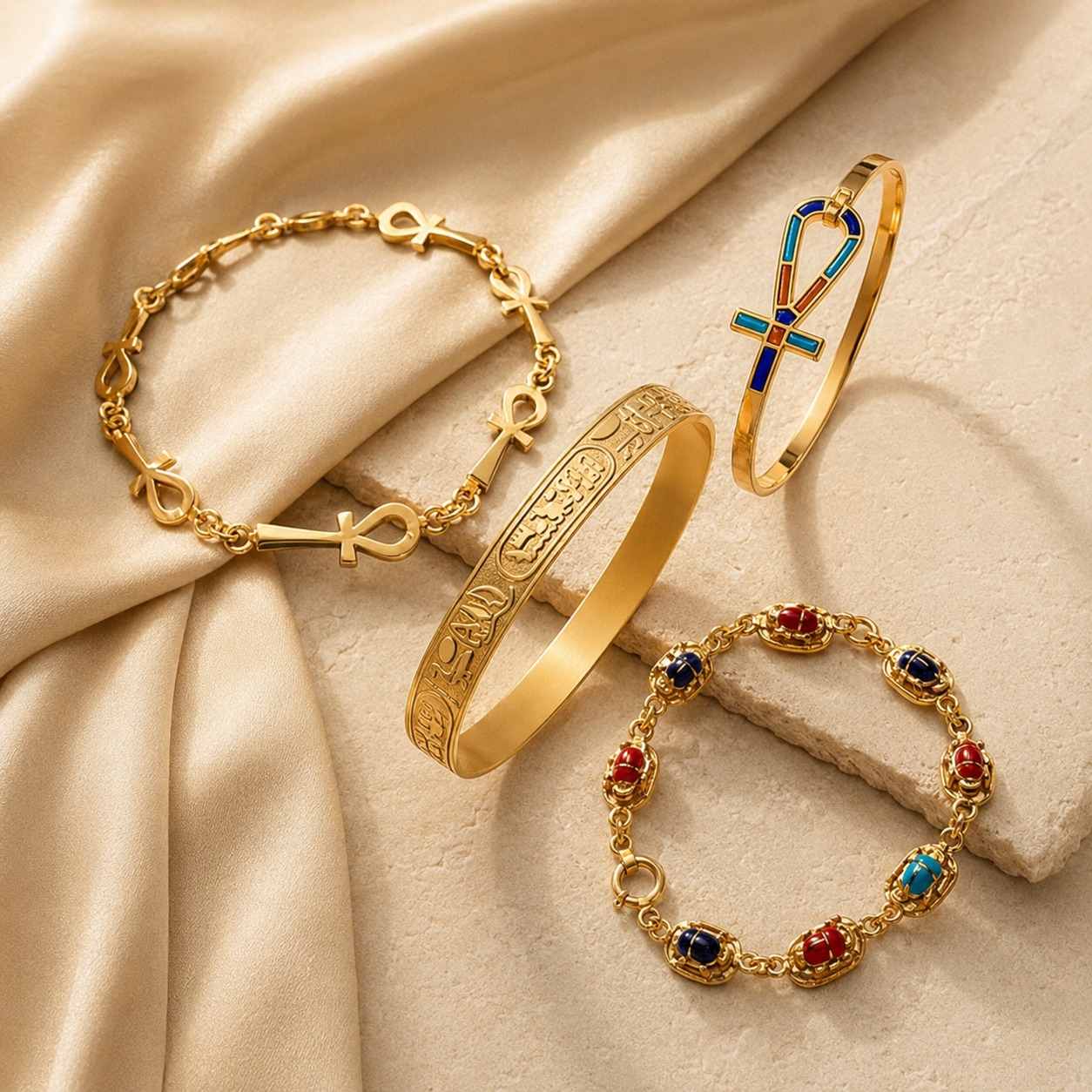 Gold Bracelets & Bangles